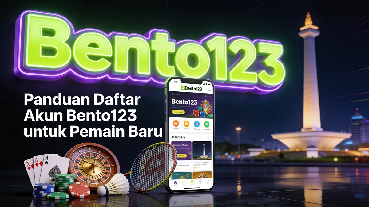 Panduan Daftar Akun Bento123 untuk Pemain Baru — bento123 di Indonesia